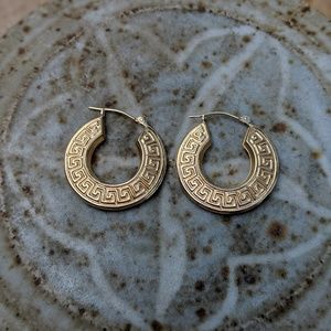 Vintage14k Gold Hoop Earrings